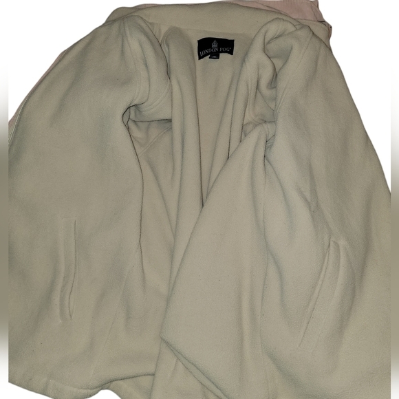 London Fog size XL pink hooded heavy coat that transitions into lighter jacket - Picture 9 of 10